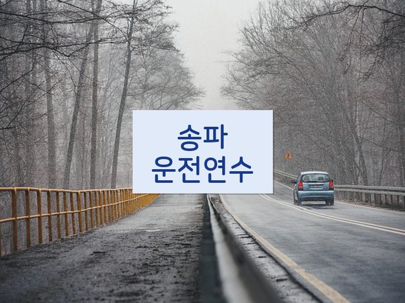 송파운전연수 후기