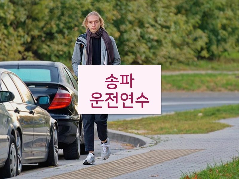 송파운전연수 후기
