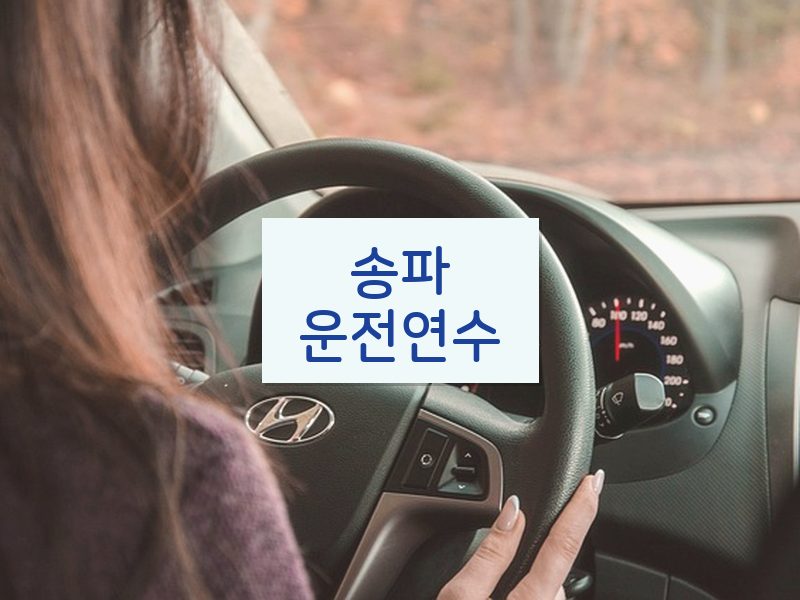 송파운전연수 후기