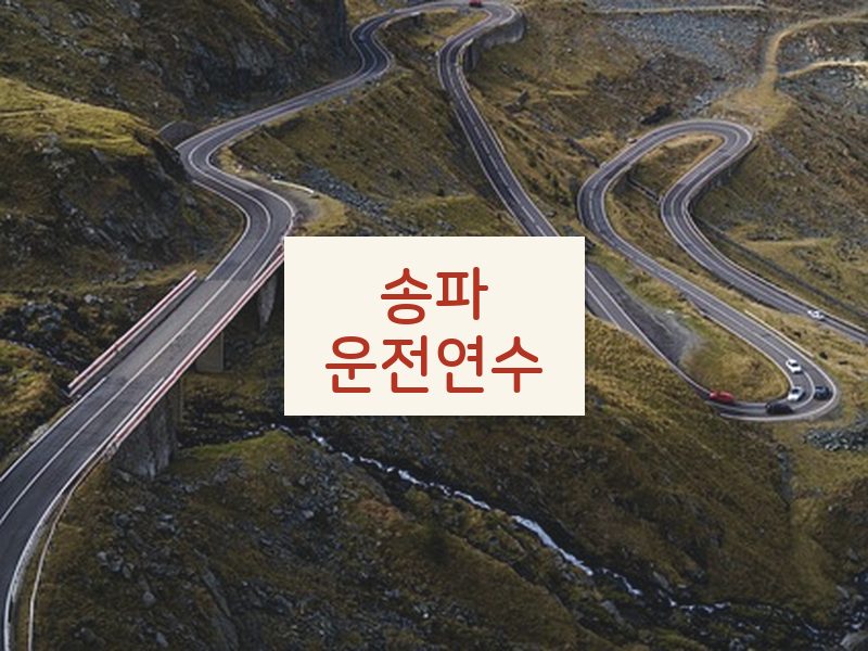 송파운전연수 후기
