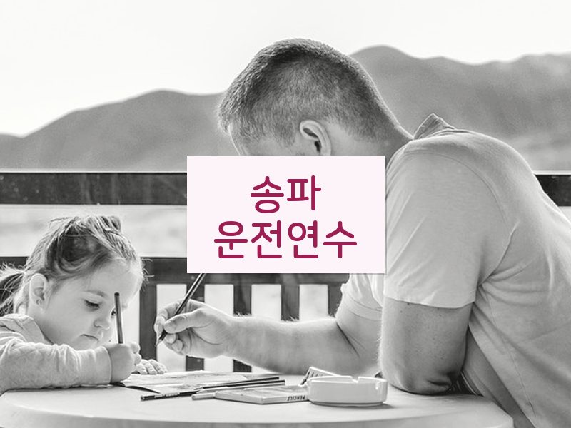 송파운전연수 후기