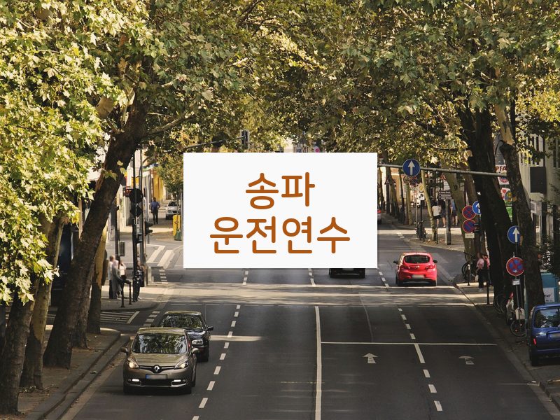 송파운전연수 후기
