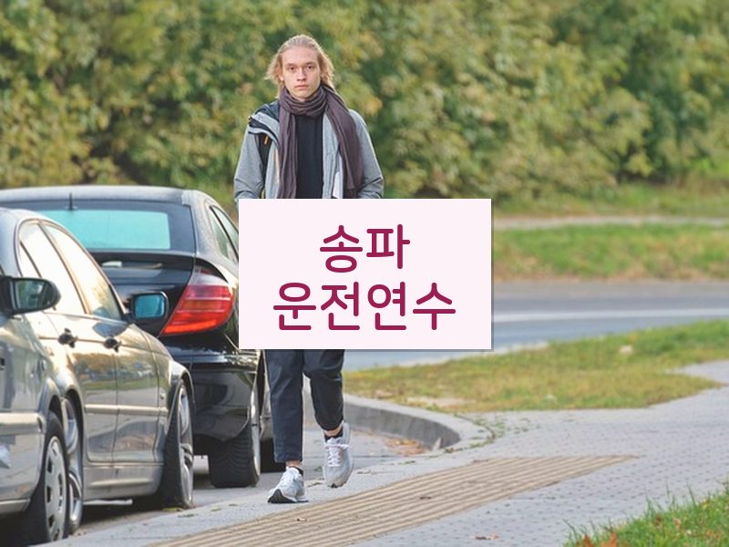 송파운전연수 후기