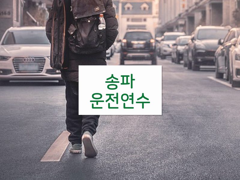 송파운전연수 후기