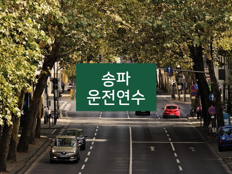 송파운전연수 후기