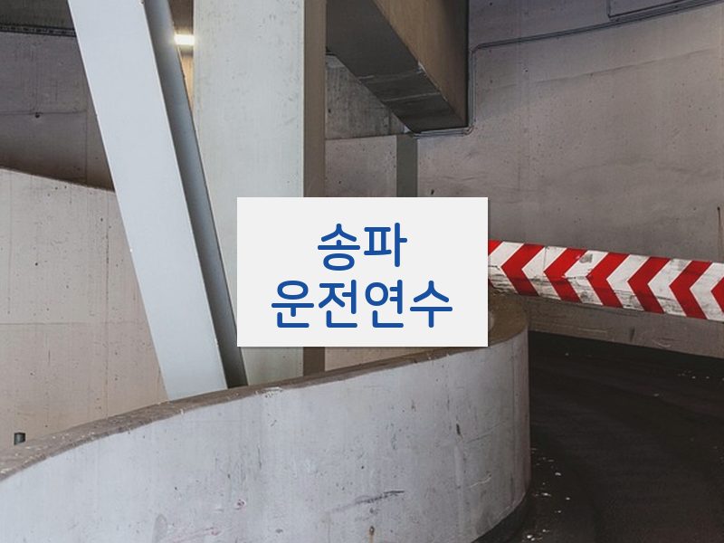 송파운전연수 후기