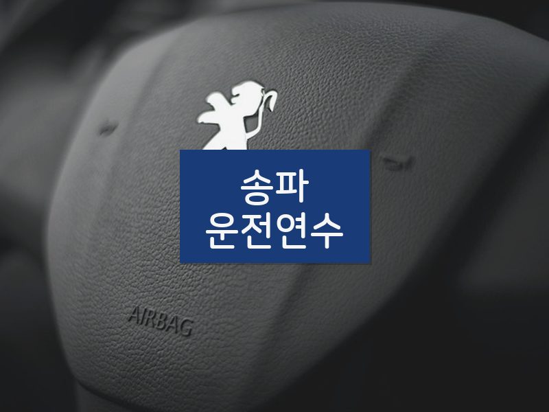송파운전연수 후기