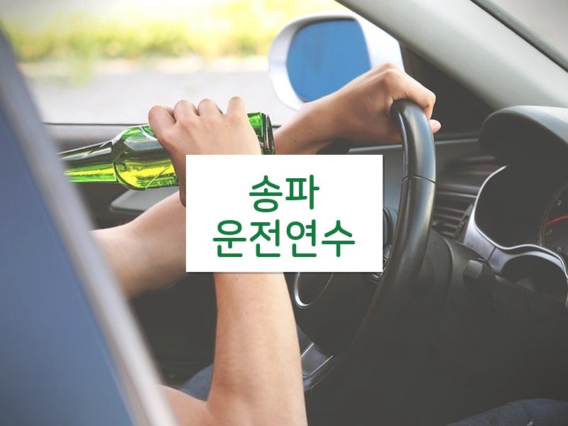 송파운전연수 후기
