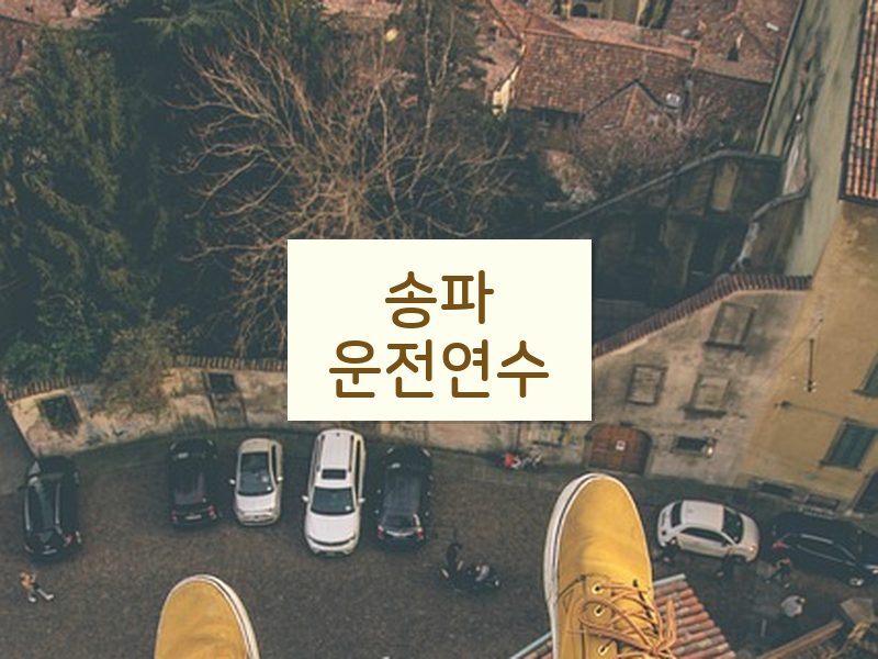 송파운전연수 후기