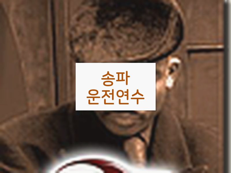 송파운전연수 후기