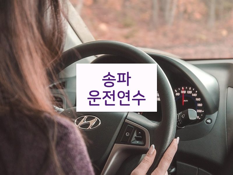 송파운전연수 후기