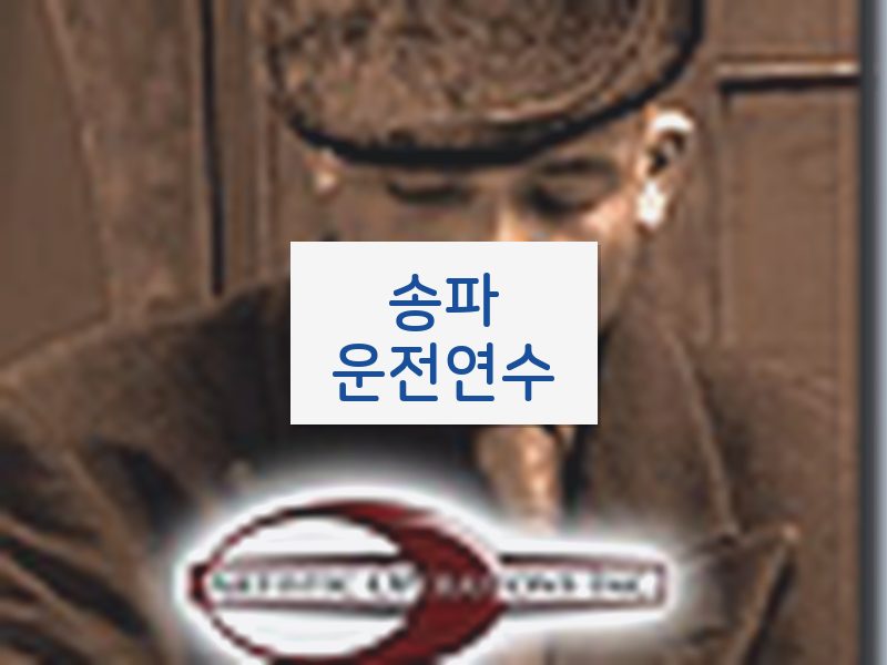 송파운전연수 후기