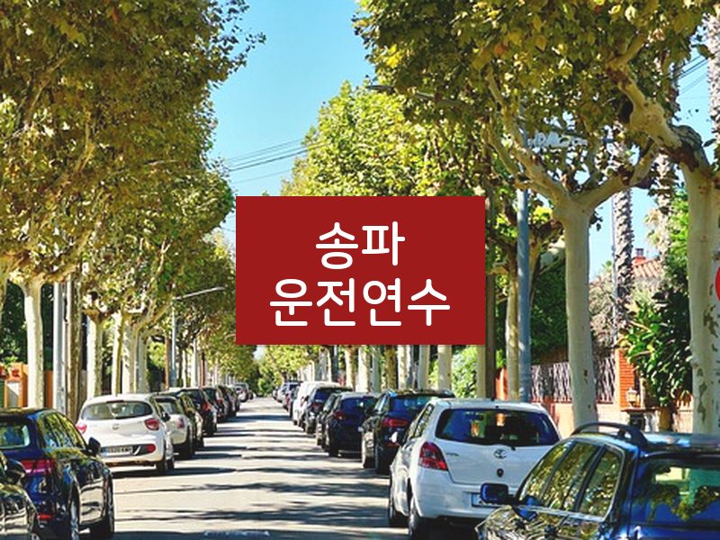 송파운전연수 후기