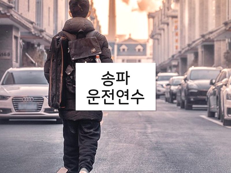 송파운전연수 후기