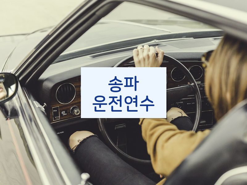 송파운전연수 후기