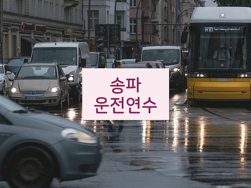 송파운전연수 후기
