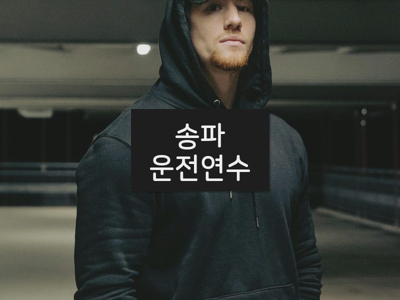 송파운전연수 후기