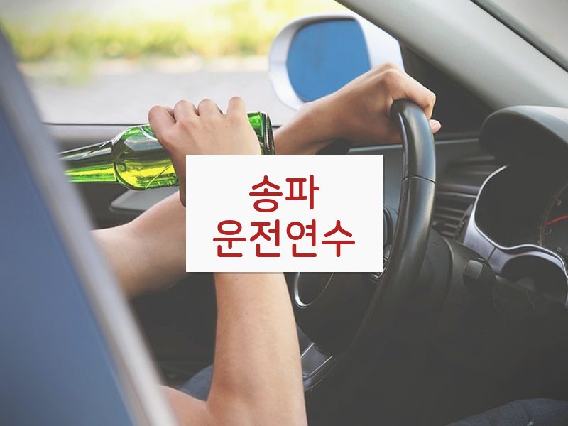 송파운전연수 후기