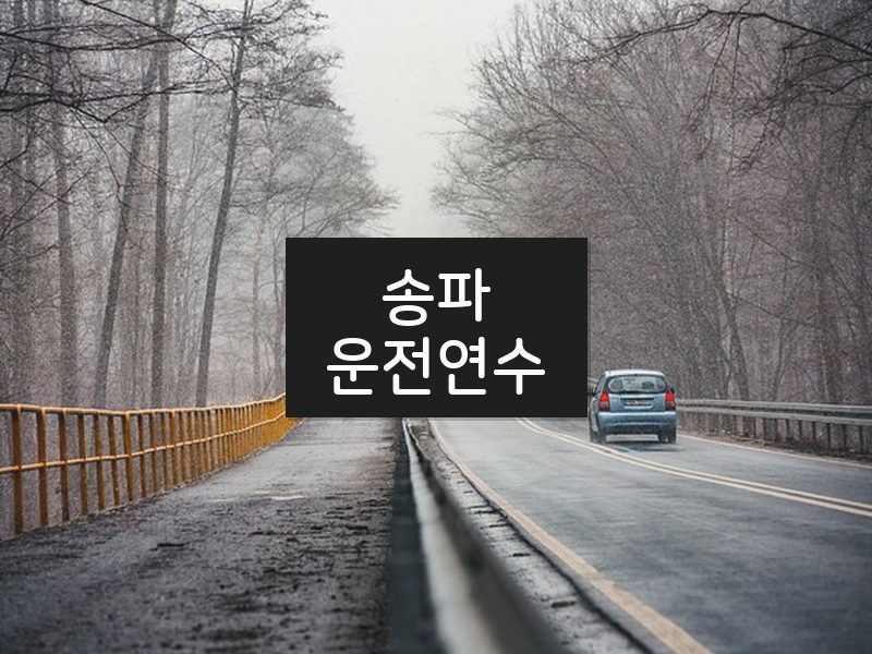 송파운전연수 후기