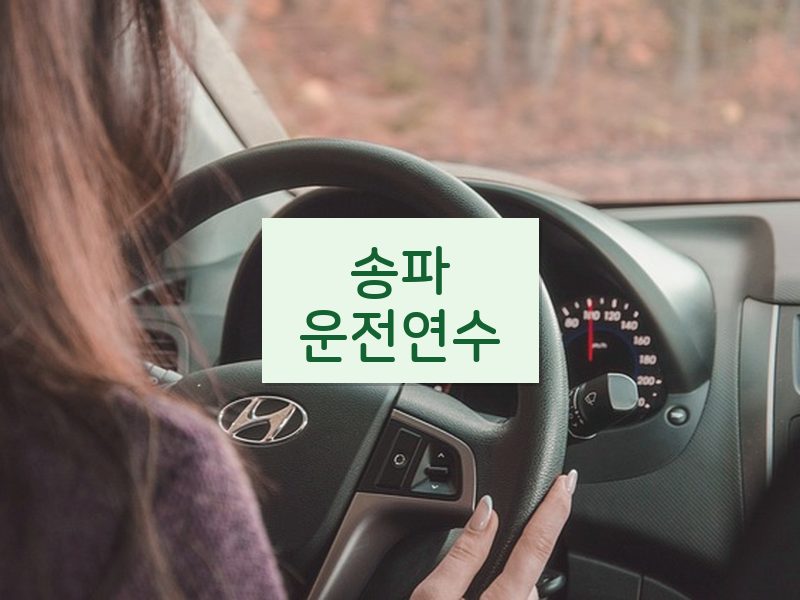 송파운전연수 후기