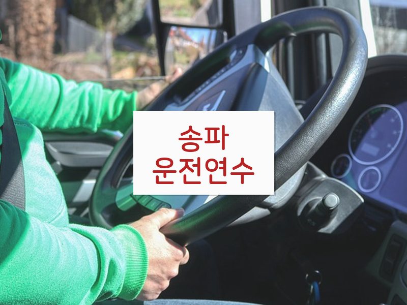 송파운전연수 후기
