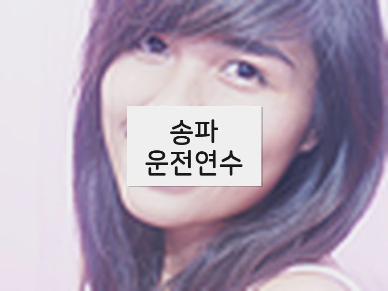 송파운전연수 후기