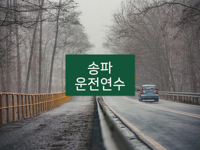 송파운전연수 후기