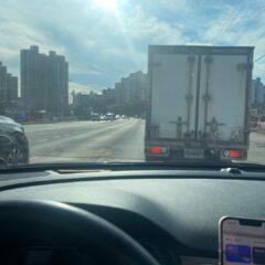 처음으로 주차 고생